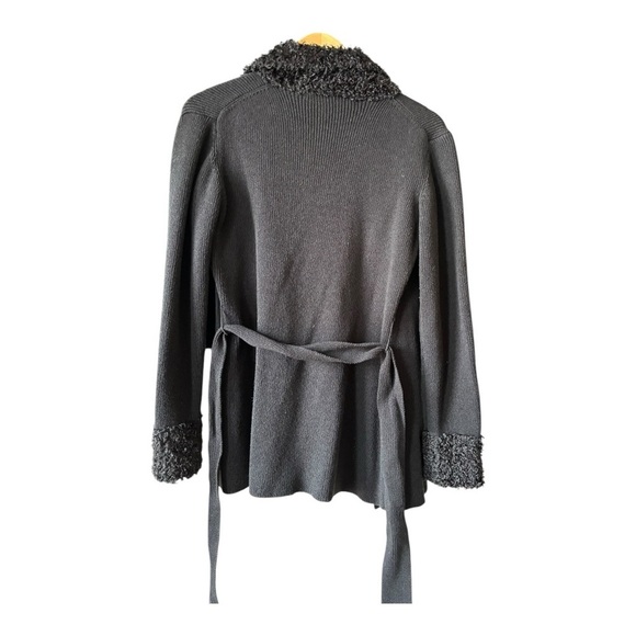 Max Studio Knitwear Vintage Tie Cardigan Mob Wife Y2K Size S - Picture 6 of 9